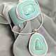 Jewelry sets: Turquoise summer. Jewelry Sets. Jewelry made of leather and stone. Online shopping on My Livemaster.  Фото №2