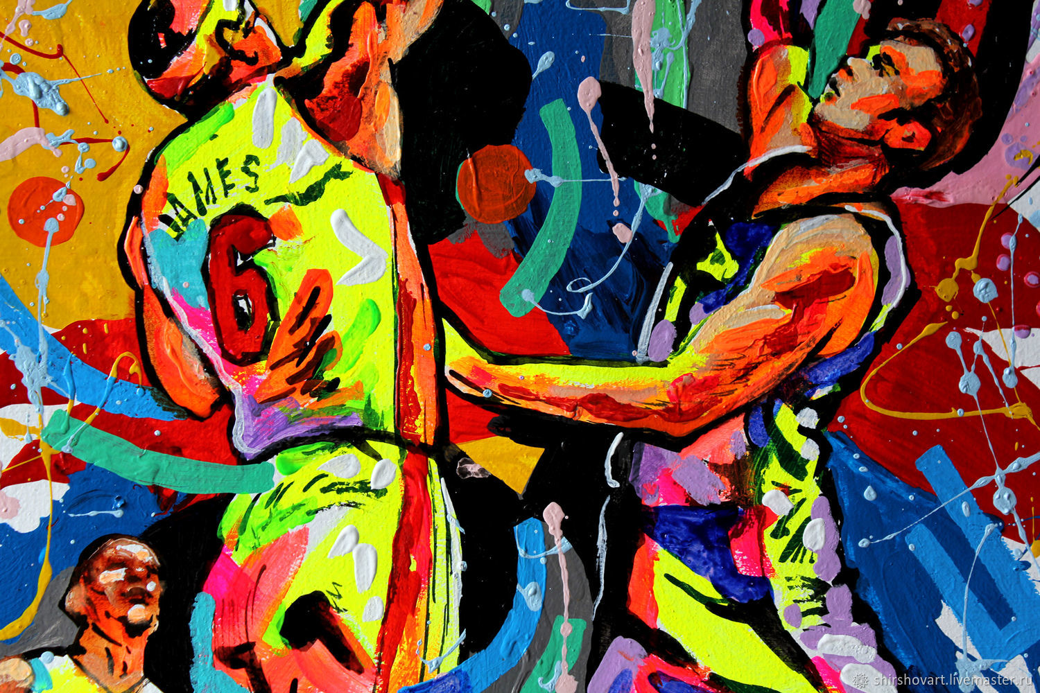 Картины: Баскетбол, премиум купить в интернет-магазине Ярмарка Мастеров по  цене 23500 ₽ – SHUKKRU | Картины, Моршанск - доставка по России