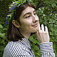 'Provence' wreath. Tiaras. Novozhilova Hats. Online shopping on My Livemaster.  Фото №2