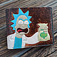 Мем Бумажник Rick and Morty.  Rick shmeckles, Кошельки, Санкт-Петербург,  Фото №1