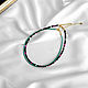 Изумрудный чокер с жемчугом. Колье - чокер из бусин. Чокер. STATEMENTS JEWELRY Only_you_byElena. Ярмарка Мастеров.  Фото №5
