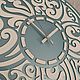 Настенные часы «Узор», d=45 cm. Часы классические. ArtGalleryDecor. Ярмарка Мастеров.  Фото №4