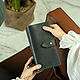 Leather notebook with replaceable notebooks. Planner Notebooks. KulikovCraft. Интернет-магазин Ярмарка Мастеров.  Фото №2