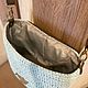 Raffia bag with eco-leather flap. Crossbody bag. mskladnova. My Livemaster. Фото №5