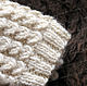Order Socks knitted of natural sheep wool (white). Rogopuh. Livemaster. . Knee Фото №3