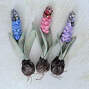 Для дома и интерьера handmade. Livemaster - original item Textile hyacinth. Handmade.