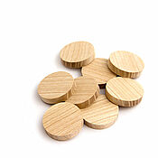 Материалы для творчества handmade. Livemaster - original item Round pieces of ash wood (25 pcs). Handmade.