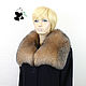 Fur collar Fox fur 'Crystal', Collars, Ekaterinburg,  Фото №1