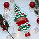 Order MK Herringbone, crochet master class, Christmas tree toy. Natalya Spiridonova. Livemaster. . Knitting patterns Фото №3