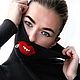 Брошь «Kiss me». Брошь-булавка. Ксения (by Popova). Интернет-магазин Ярмарка Мастеров.  Фото №2