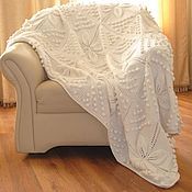 Для дома и интерьера handmade. Livemaster - original item Blanket-plaid knitted 