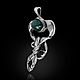 Кулон Скорпион серебряный с камнем. Кулон. Aventure.Jewelry. Интернет-магазин Ярмарка Мастеров.  Фото №2