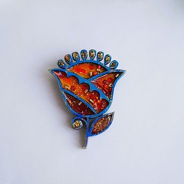 Украшения ручной работы. Ярмарка Мастеров - ручная работа Брошь-булавка: серия Марокко 1. Handmade.