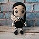 Кукла Уэнсдей Адамс.Wednesday Addams.Вещь. Интерьерная кукла. Olfeya.toys. Интернет-магазин Ярмарка Мастеров.  Фото №2