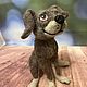 Собачка. Игрушка из шерсти. Войлочная игрушка. Екатерина Шувалова (colorlight). Интернет-магазин Ярмарка Мастеров.  Фото №2