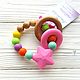 Teething toy 'Star' silicone-juniper, Teethers and rattles, Bryansk,  Фото №1