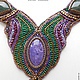 Necklace "Misterious charoite", Necklace, Moscow,  Фото №1