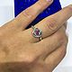 Кольцо из белого золота с рубином, Кольца, Севастополь,  Фото №1