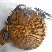 Подарки к праздникам handmade. Livemaster - original item wicker handbag 