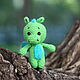 Green Crocheted Dragon Toy as a gift for children. Amigurumi dolls and toys. ChudomagiaArt (denisova-hm). Online shopping on My Livemaster.  Фото №2