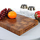 End cutting board made of oak 350h250h40 mm. Utensils. stolizmassiwa. Online shopping on My Livemaster.  Фото №2