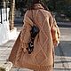 Вязаный кардиган крупной вязки. Кардиганы. Knit by Heart - Вязаная одежда 富. Ярмарка Мастеров.  Фото №4