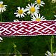 Och Englia Overcome grass and Fern flower white and burgundy, Headbands, Chrysostom,  Фото №1
