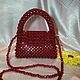 clutches: A bag made of Maroon beads. Clutches. ludmila7070. My Livemaster. Фото №6