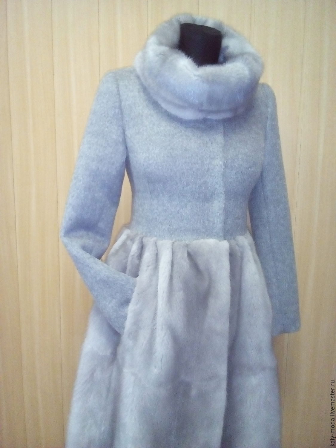 Kombinovane coat and Snood - fur mink, Coats, Moscow,  Фото №1