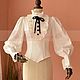 Victorian White Penny Blouse Shirt, Blouses, Redmond,  Фото №1