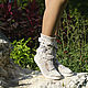 Order Summer boots 'Aurora'. KnittedBoots. Livemaster. . High Boots Фото №3