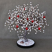 Цветы и флористика handmade. Livemaster - original item A tree made of river pearls 