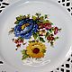 Decorative plate 'Flowers' slotted porcelain, Germany. Vintage interior. Mir Stariny. Online shopping on My Livemaster.  Фото №2