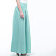 Mint skirt-trousers made of 100% linen. Skirts. etnoart. My Livemaster. Фото №5