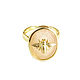 Rose quartz ring ' Bee ' pink ring bee. Rings. Irina Moro. Online shopping on My Livemaster.  Фото №2
