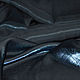 Органза вискозная темно-синяя Каролина Эррера. Ткани. Ткани от  МОДНЫХ ВМЕСТЕ. Ярмарка Мастеров.  Фото №5