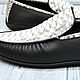 Men's moccasins made of genuine python leather and calfskin!. Moccasins. SHOES&BAGS. My Livemaster. Фото №6