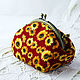 Cosmetic bag with Sunflowers Clasp. Beauticians. Vash sacvoyage. Online shopping on My Livemaster.  Фото №2