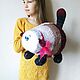 Большой Кот-Бегемот. Амигуруми куклы и игрушки. Julya-shop. Интернет-магазин Ярмарка Мастеров.  Фото №2