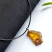 Украшения handmade. Livemaster - original item Necklace with amber 