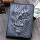 Order Passport Cover Demon. SUNGAZER leather products. Livemaster. . Passport cover Фото №3