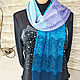 Stole Scarf Cape all season knitted cotton. Wraps. Jewelry and accessories by IRIS. Online shopping on My Livemaster.  Фото №2