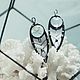 Mirror Wind Earrings (e-036-03). Earrings. #Ofel_way. Online shopping on My Livemaster.  Фото №2