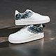 Кроссовки белые,кастом кроссовок Nike Air Force,крылья, ручная роспись. Кроссовки. Olgavolgoart. Роспись одежды и обуви. Кастом. Ярмарка Мастеров.  Фото №5
