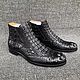 Order Chelsea in relief alligator skin, in black. SHOES&BAGS. Livemaster. . Chelsea boots Фото №3