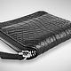 Кошелек на молнии по периметру из кожи крокодила Подари LUXE!. Кошельки. Подари LUXE!. Ярмарка Мастеров.  Фото №5