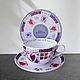 Винтаж: Royal Worcester новая чайная пара в подарочной коробке I love you VIP, Сервизы винтажные, Вологда,  Фото №1