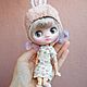 Blythe custom "Funny Bunny girl" (TBL middie doll). Кукла Кастом. Светлана Черн (SvetlanaChern). Интернет-магазин Ярмарка Мастеров.  Фото №2