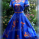 Dress with embroidery 'the Firebird', Dresses, Slavyansk-on-Kuban,  Фото №1
