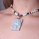 Necklace 'Mint dessert with cinnamon' amazonite, carved. Necklace. Butik4you. My Livemaster. Фото №5